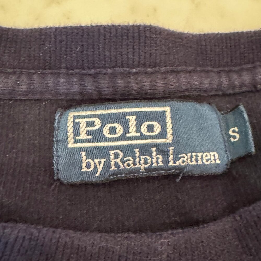 POLO by Ralph Lauren Navy Blue Sweatershirt Size Small - Picture 2 of 7